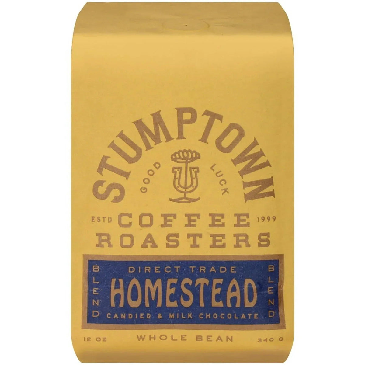Stumptown Coffee Organic Holler Mountain Premium Medium Roast Whole Bean Coffee, Arabica, 12 oz