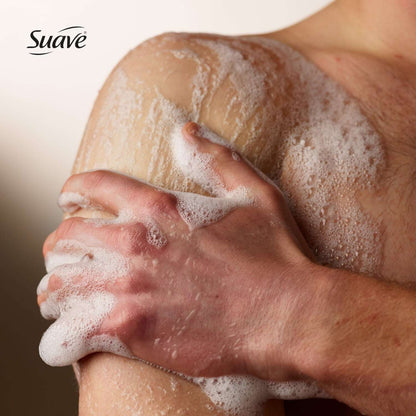 Suave Men Hydrating 3-in-1 Body + Hair + Face Wash with Glycerin & Vitamin E, 30 FL OZ
