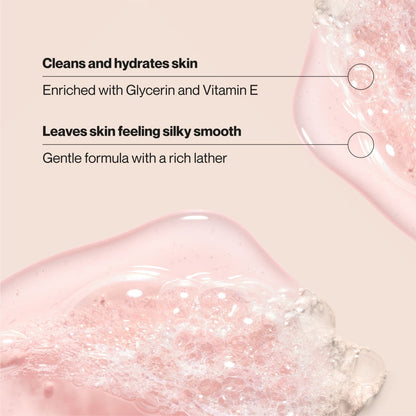 Suave Wild Cherry Blossom Moisturizing Body Wash with Glycerin & Vitamin E, 30 FL OZ Pump