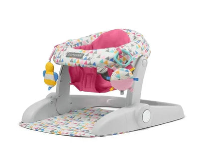 Summer Infant Learn-to-Sit 2-Position Floor Seat (Funfetti Pink) – Sit Baby Up in This Adjustable Baby Activity Seat