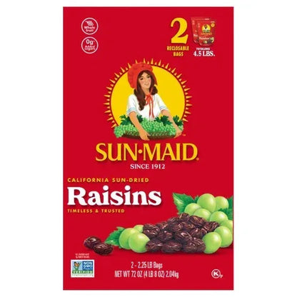 Sun-Maid, Raisins, 2.25 lbs, 2-Count