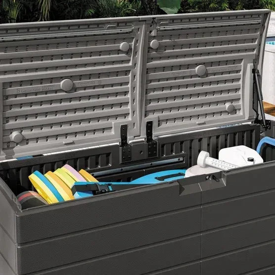 Suncast 120 Gallon Split Lid Extra Large Deck Box