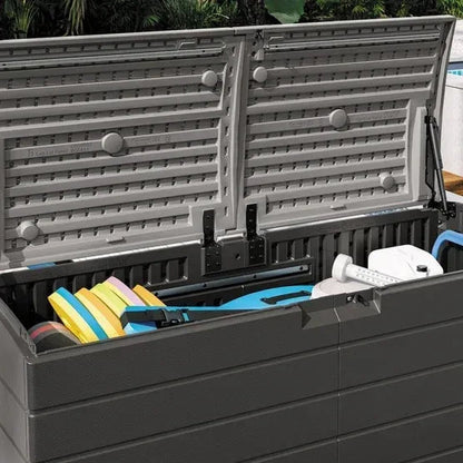 Suncast 120 Gallon Split Lid Extra Large Deck Box