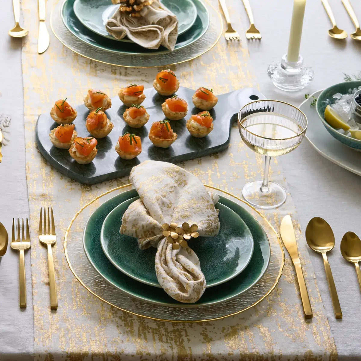 Sur La Table Dark Green Marble Cheese Paddle