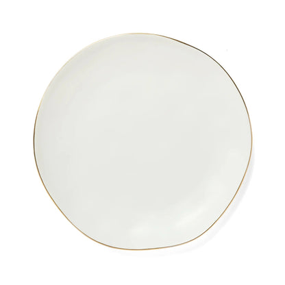 Sur La Table Gold Rimmed Dinner Plate