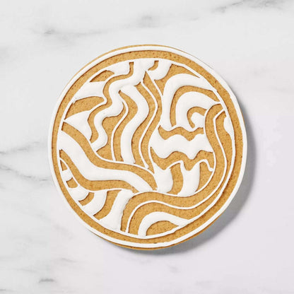 Sur La Table Round Copper Plated Cookie Cutter, 3.5"