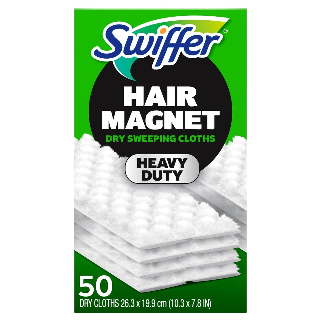 Swiffer Sweeper Heavy Duty Dry Sweeping Cloth Refills, 50-count