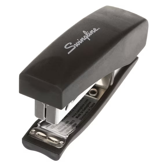 Swingline Soft Grip Manual Hand Stapler, 20 Sheets, Black (S700026-WMT)