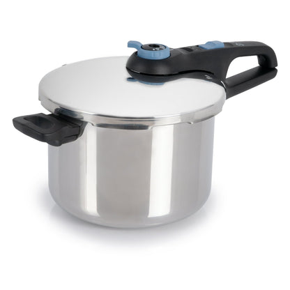 T-fal Secure Trendy 6.3 Quart Stainless Steel Pressure Cooker