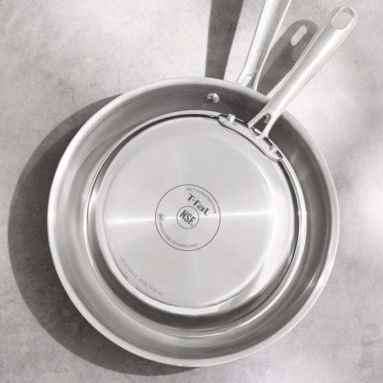 T-fal 12-piece Tri-Ply Stainless Steel Cookware Set