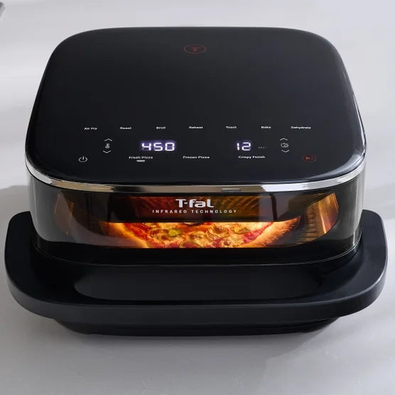 T-fal Surface XXL 6.3 Qt Infrared Air Fryer, 1800W, No Preheat, Black