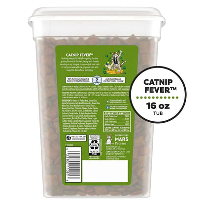 TEMPTATIONS Cat Treats Variety Pack with Tasty Chicken Flavor, Catnip Fever, & Surfers' Delight, 16 oz., 3 tubs