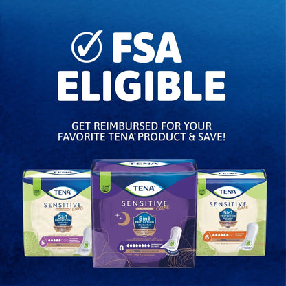 Tena Sensitive Care Extra Coverage Overnight Incontinence Pads