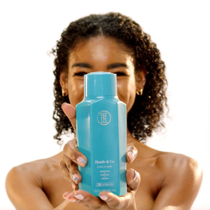 TPH BY TARAJI Hustle & Co Hydrating Co Wash Cleansing Hair Conditioner with Olive Oil, Shea Butter & Sage Oil | Wavy, Coily & Curly Hair Product | For Women & Men, 12 oz.