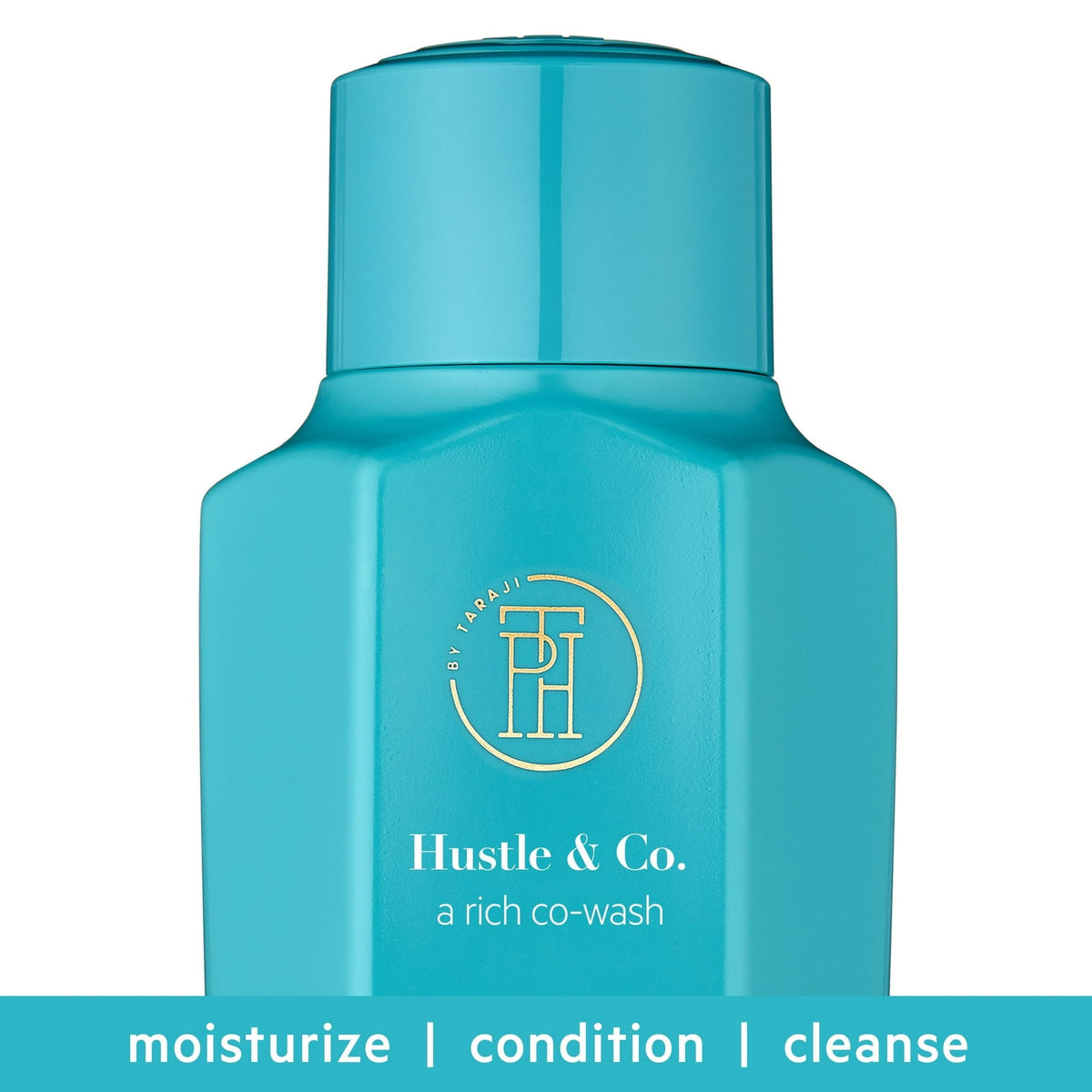 TPH BY TARAJI Hustle & Co Hydrating Co Wash Cleansing Hair Conditioner with Olive Oil, Shea Butter & Sage Oil | Wavy, Coily & Curly Hair Product | For Women & Men, 12 oz.
