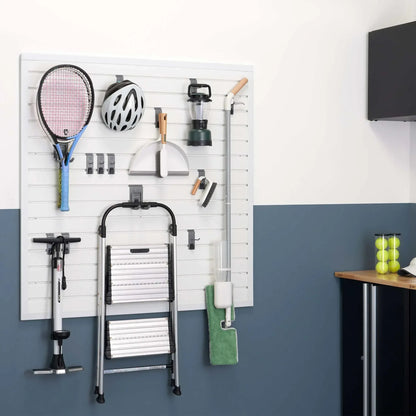 TRINITY 16 Sq Ft Modular Slatwall 13-piece Accessory Set