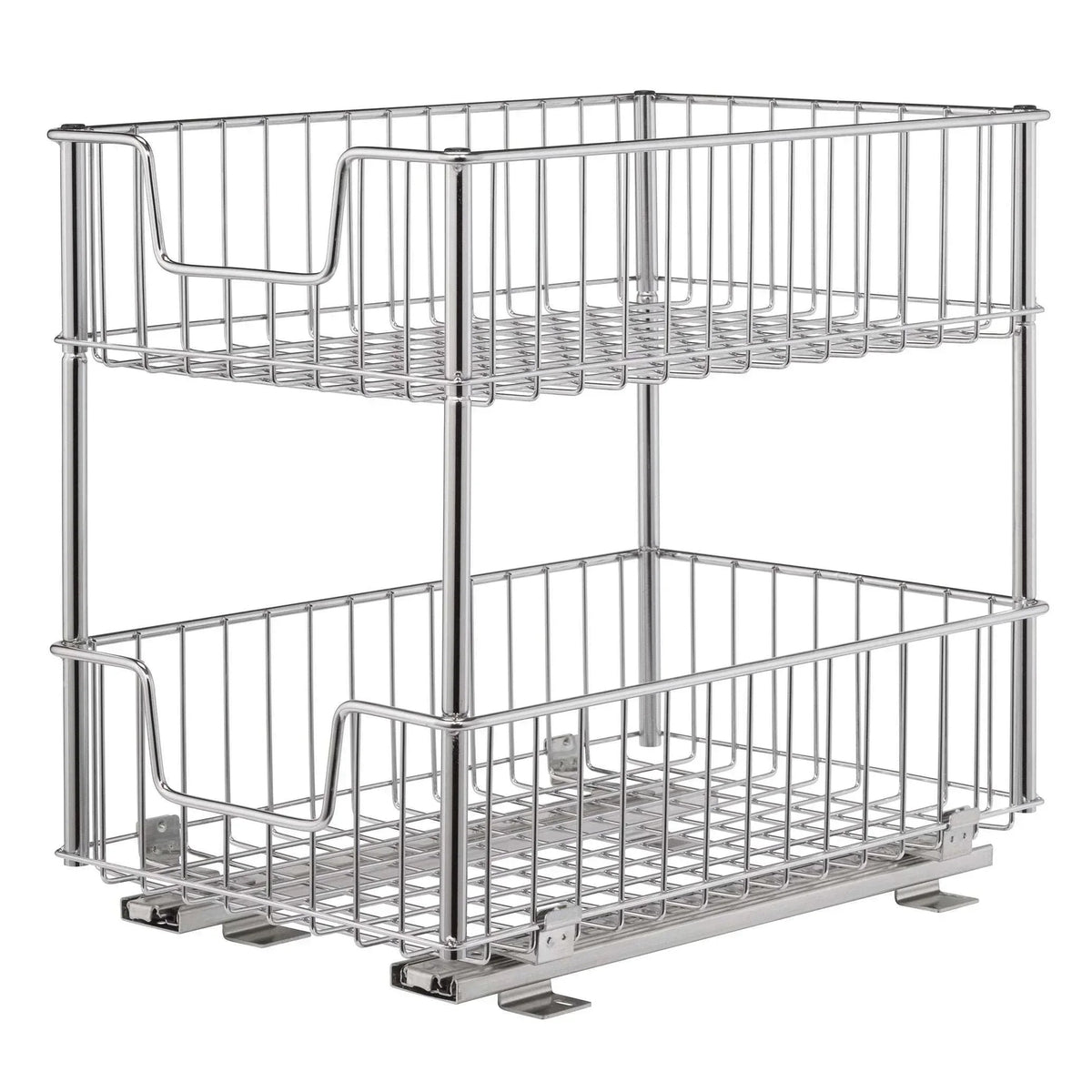 TRINITY EcoStorage 2-tier Wire Drawer with Slides, 2-pack