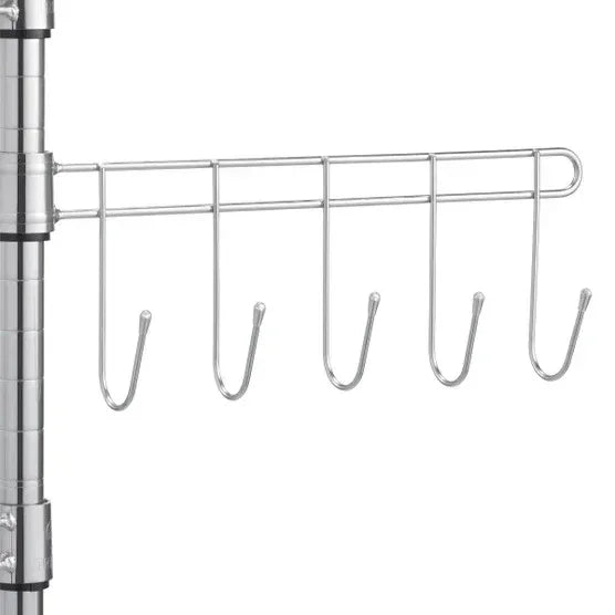 TRINITY EcoStorage 5-Tier NSF Rack w/ Sliding Pull-Out Baskets & Wheels