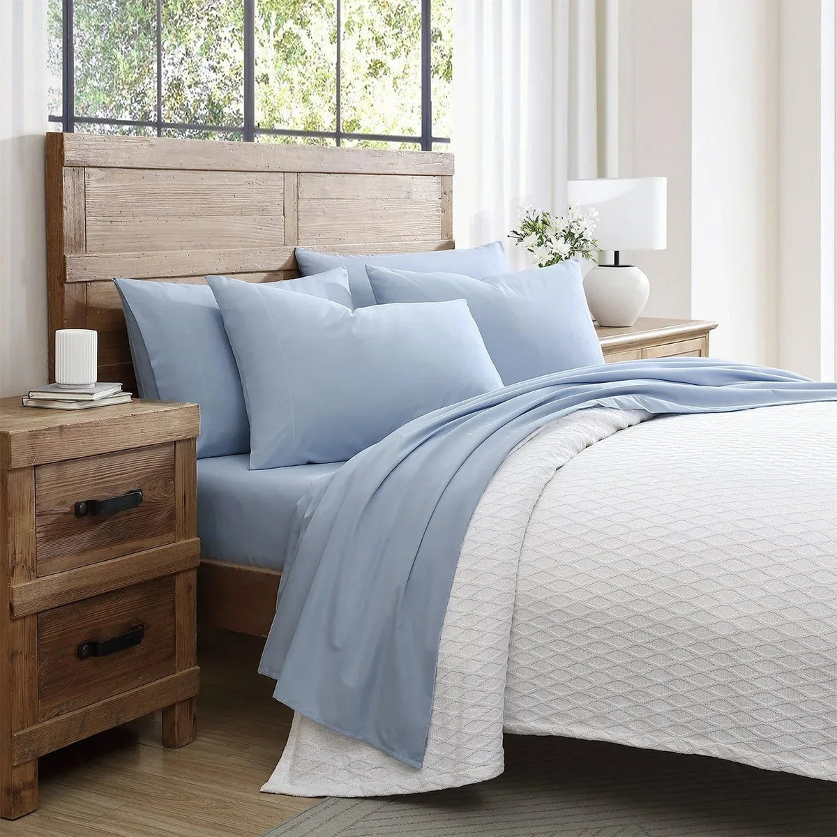 Tahari Home 6-Piece Microfiber Sheet Set, Assorted Sizes