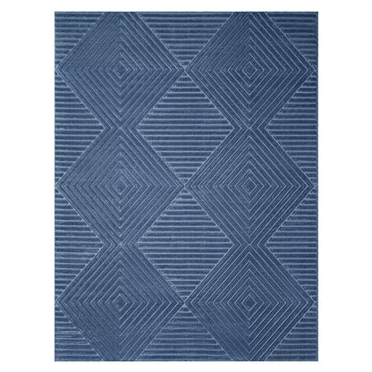 Tahari Jasper Denim Blue Modern Indoor 8x10 Area Rug