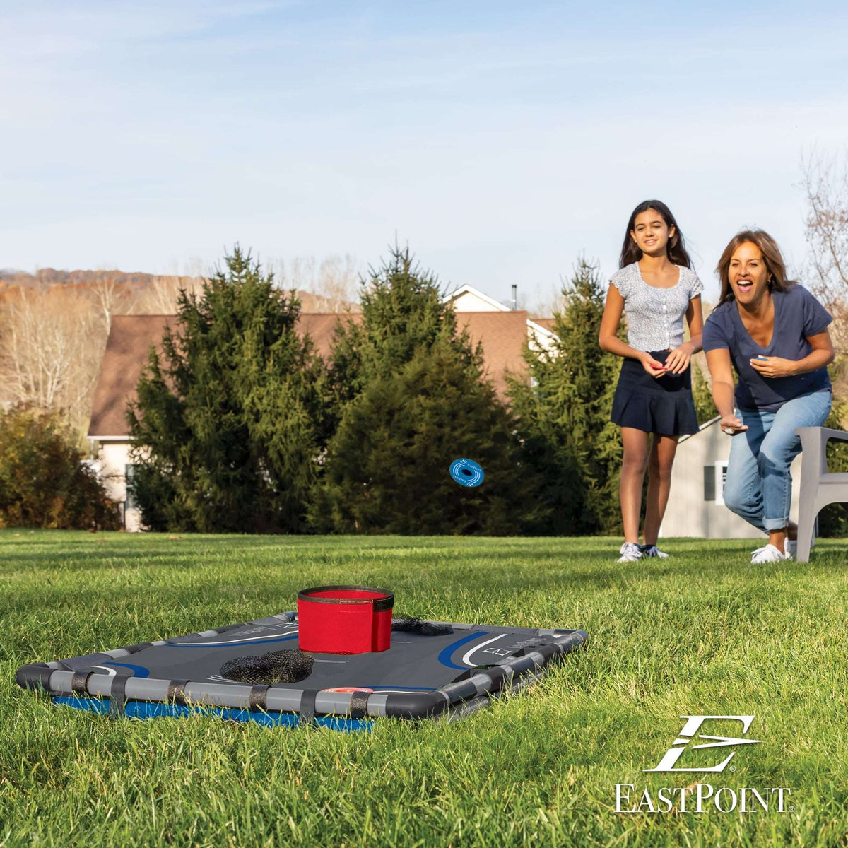 EastPoint Sports 3-in-1 Tailgate Game Set - Cornhole, Ladderball, Washer Toss