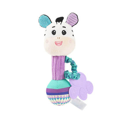 Clear!Tarmeek Baby Soft Rattles Shaker Teething for 0-6 Months Newborn,Infant Developmental Hand Grip Baby Cute Stuffed Animal Doll for 6-12 Months Toddlers,Birthday Gifts for Kids