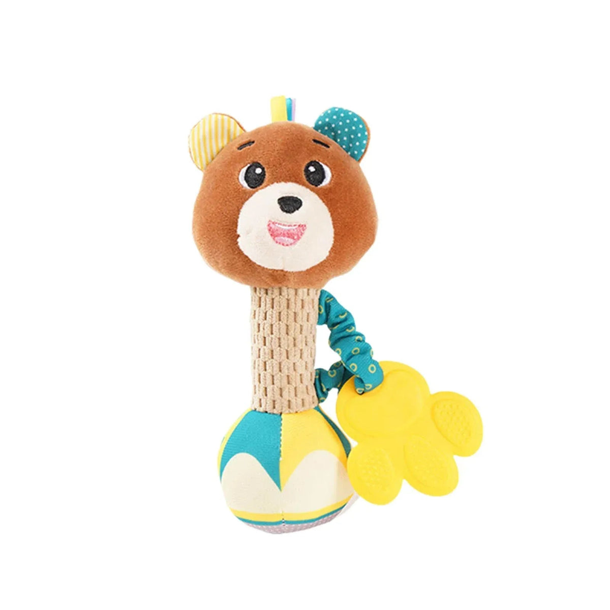 Clear!Tarmeek Baby Soft Rattles Shaker Teething for 0-6 Months Newborn,Infant Developmental Hand Grip Baby Cute Stuffed Animal Doll for 6-12 Months Toddlers,Birthday Gifts for Kids