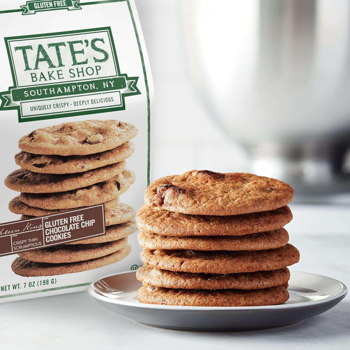 Tate's Bake Shop Gluten Free Cookies Variety Pack Lemon, Ginger Zinger & Chocolate Chip, 3 x 7 oz Bags