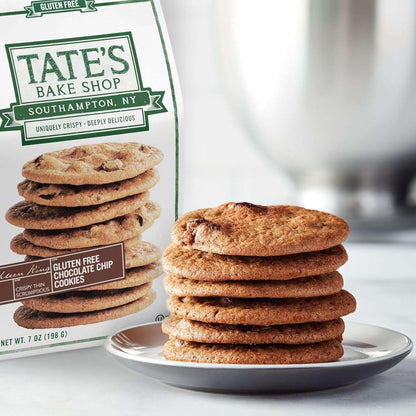 Tate's Bake Shop Gluten Free Cookies Variety Pack Lemon, Ginger Zinger & Chocolate Chip, 3 x 7 oz Bags