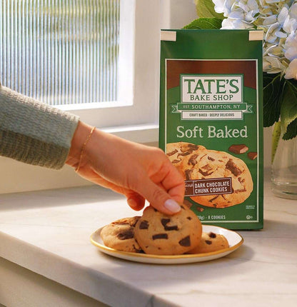Tate's Bake Shop Soft Baked Cookies Dark Chocolate Chunk, 4 x 8 oz Bags