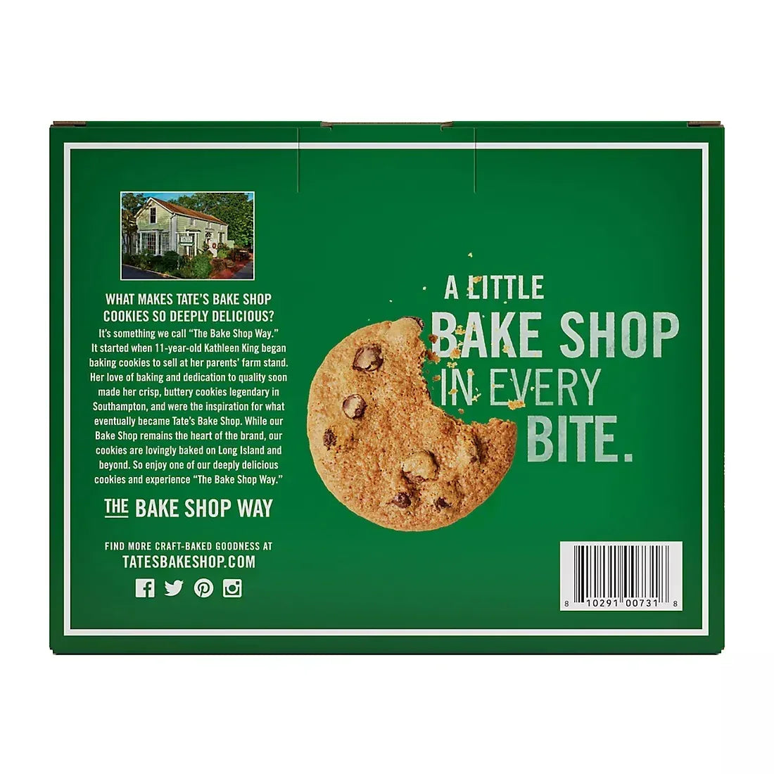Tate's Bake Shop Chocolate Chip Cookies, 14 oz.