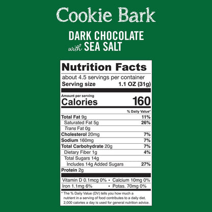 Tate's Bake Shop Dark Chocolate Cookie Bark