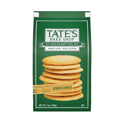 Tate's Bake Shop Lemon Cookies – Thin & Crispy Gourmet Cookies (7 oz)