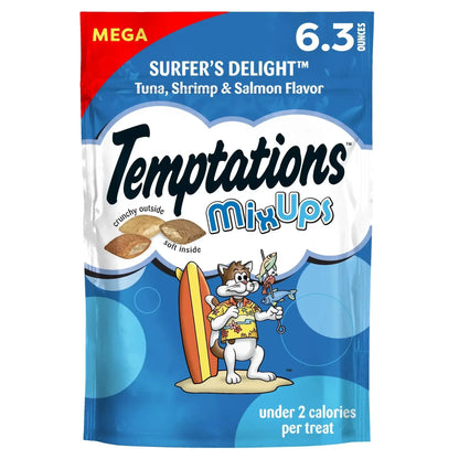 Temptations Mixups Surfer'S Delight Flavor Crunchy And Soft Cat Treats