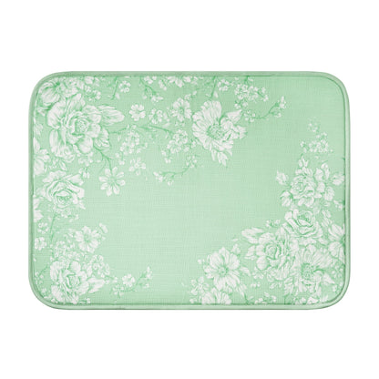 The Pioneer Woman Agatha 100% Polyester Dish Drying Mat, Green, 18" x 24"