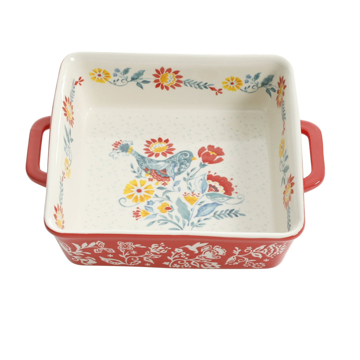The Pioneer Woman Mazie 8 x 8-inch Square Baking Ceramic Bakers, Set of 2