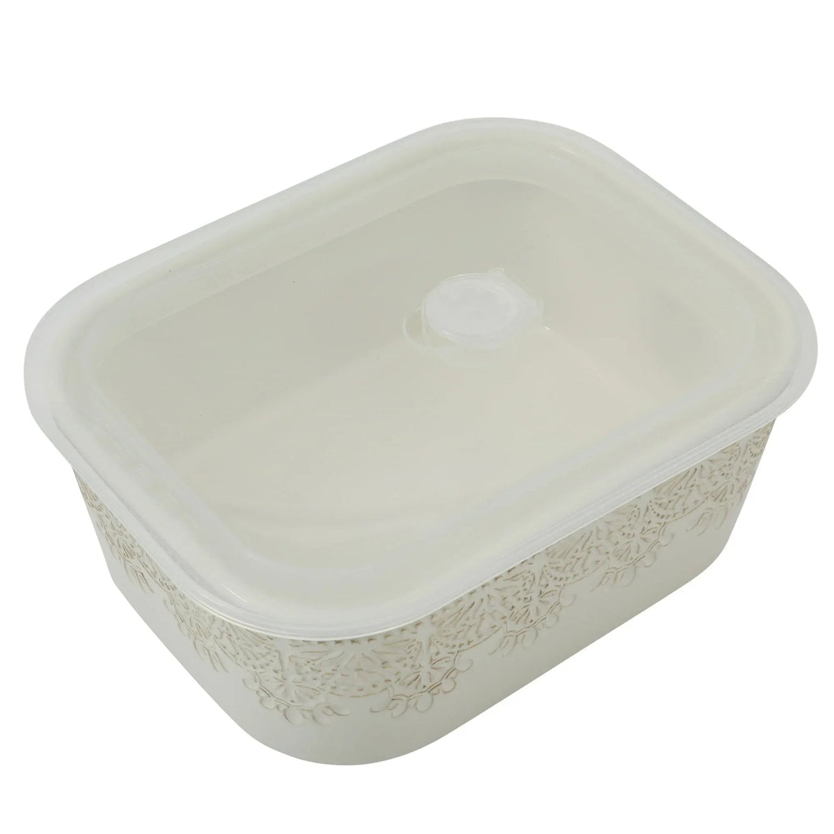 The Pioneer Woman Vintage Lace 6-Piece Nesting Casserole Baking Dish Bakeware Set with Lids, Linen