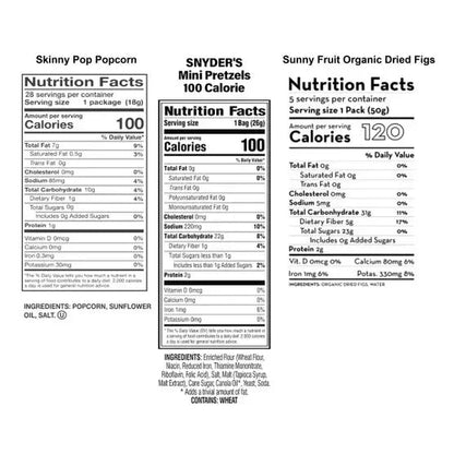 The Balanced Company, Healthy Snack Box, 50-piece