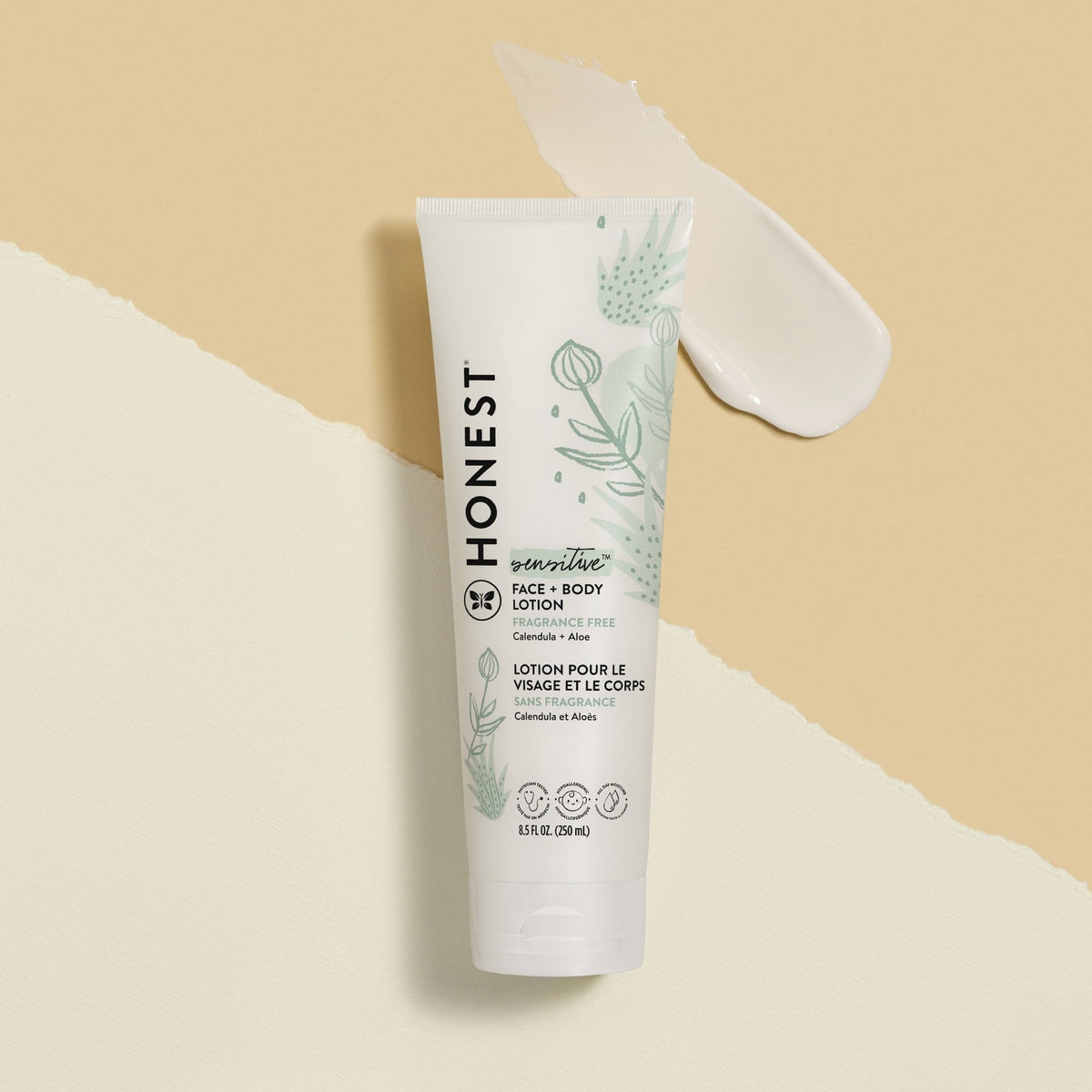 The Honest Company Baby Face and Body Lotion Sensitive Fragrance Free 8.5 fl oz