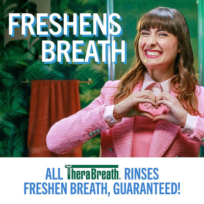 TheraBreath Icy Mint Mouthwash, 1L, 2 pk.