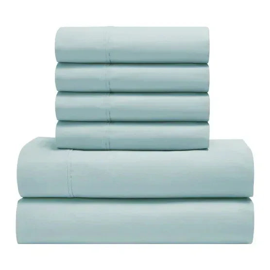 TheraLuxe by Therapedic 300 Thread Count 6-piece Peached Percale Sheet Set