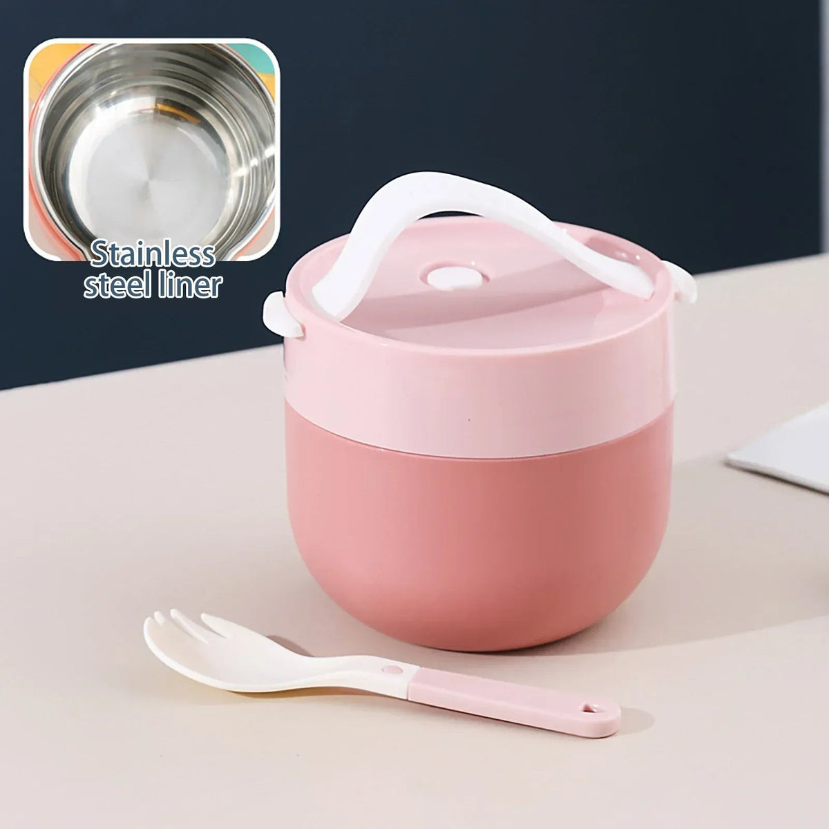 Stainless Steel insulated Lunch Box,Square Thermos Hot Food Container,Nsulated Sandwich Container,insulated Snack Containermini insulated Food Jar,Multi Function Food Container for Preserving Food