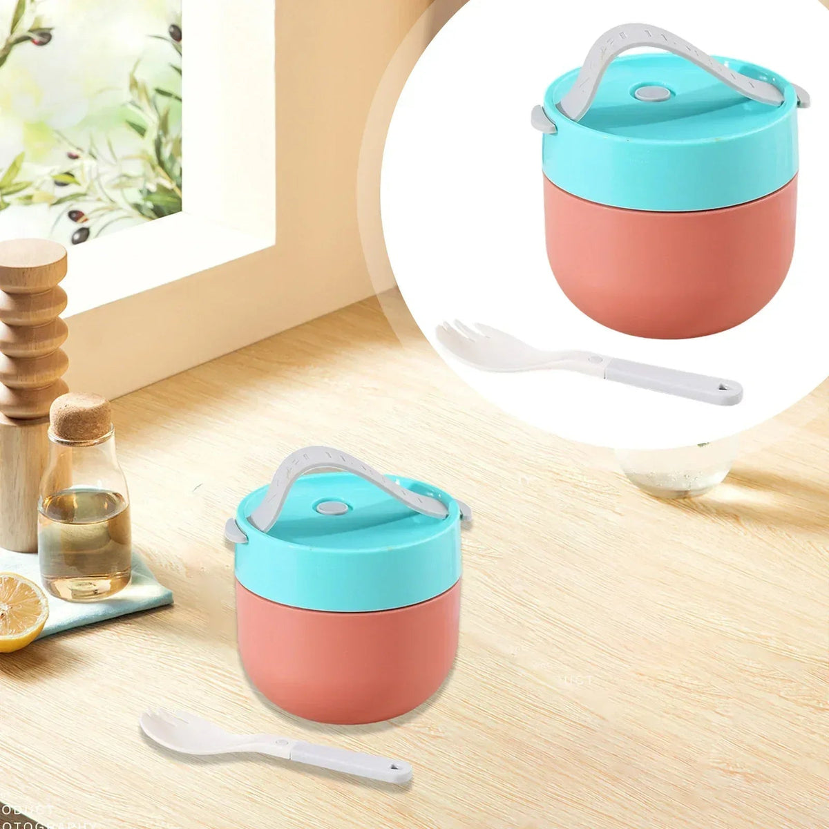 Stainless Steel insulated Lunch Box,Square Thermos Hot Food Container,Nsulated Sandwich Container,insulated Snack Containermini insulated Food Jar,Multi Function Food Container for Preserving Food