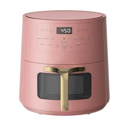 Thyme & Table 6QT Air Fryer, with ThymeCrisp™ and Ceramic-Coated Nonstick Basket, Atlantic Blue