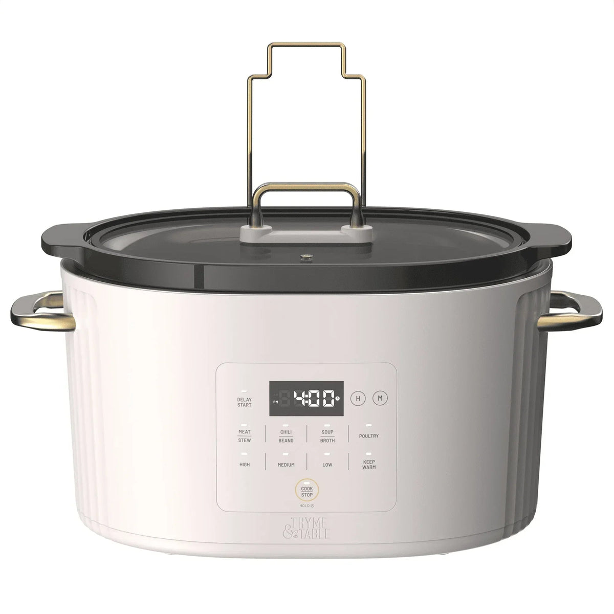 Thyme & Table 6QT Programmable Slow Cooker, Atlantic Blue