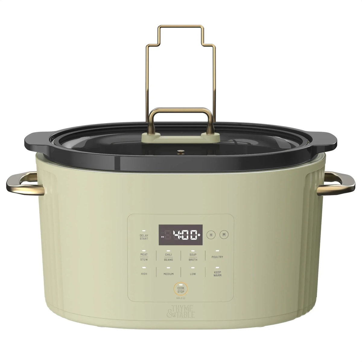 Thyme & Table 6QT Programmable Slow Cooker, Atlantic Blue