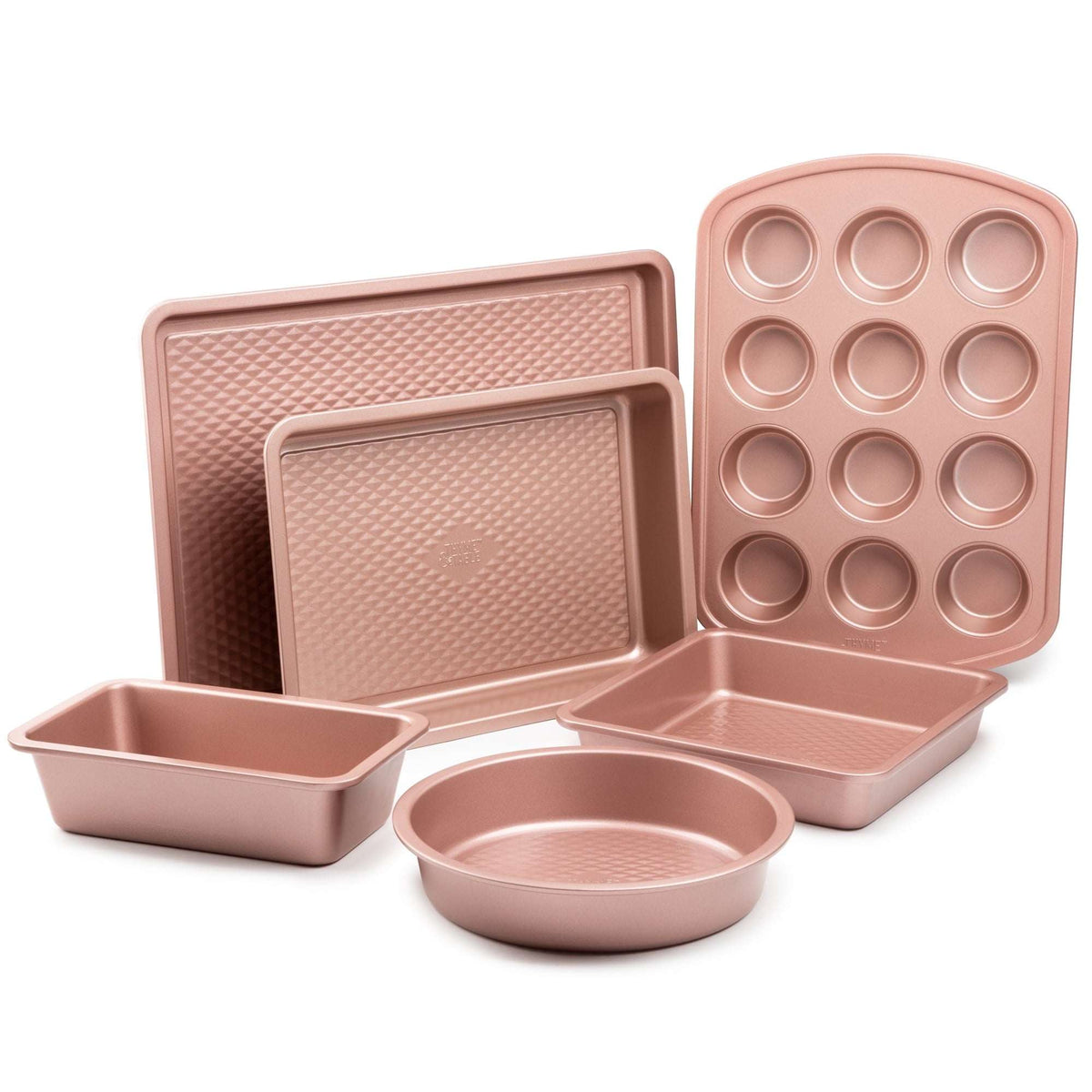 Thyme & Table Non-Stick Aluminized Steel Baking 6 Piece Set, Champagne Gold