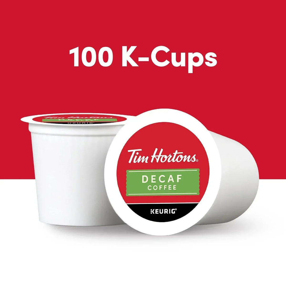 Tim Hortons Decaf Original Blend Medium Roast Coffee Pods, 100 ct.
