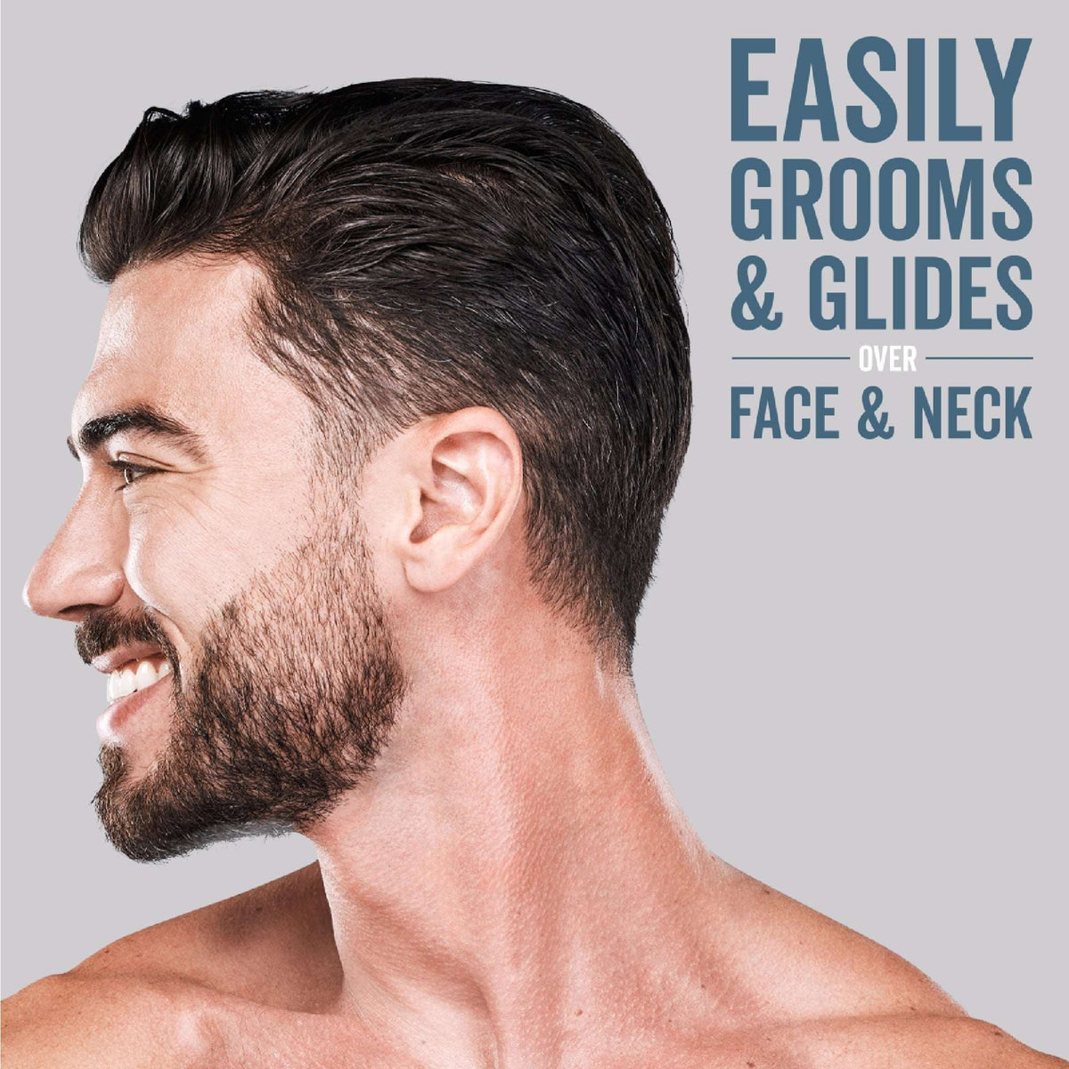 Titanium Edge Beard & Body Compact Shaver – Men’s Electric Groomer for Face, Neck & Body – Pop-Up Trimmer, Titanium Blade, Hypoallergenic, Travel Ready