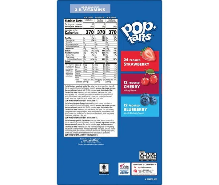 Pop-Tarts Toaster Pastries, Variety Pack, 20.3 oz (4-pk)